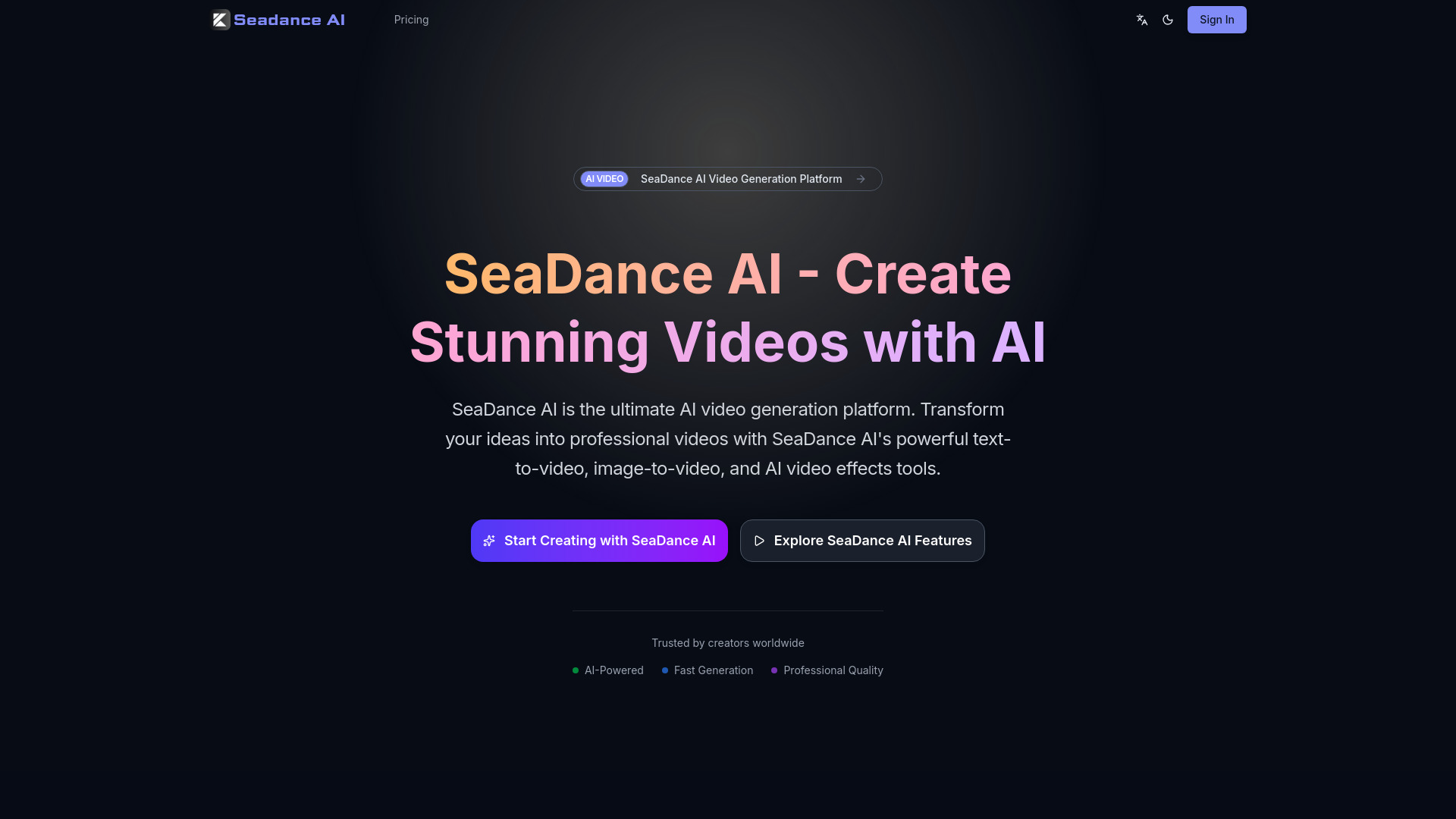 Seadance AI-Seedance 2.0