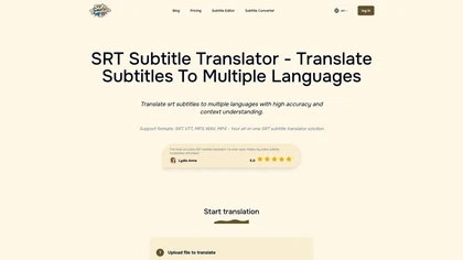 Sub translate ai