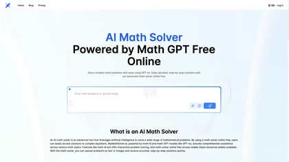 MyMathSolver.ai