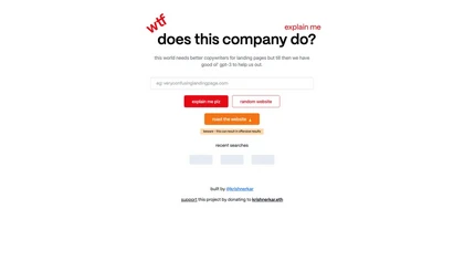 WTF Does This Company Do?