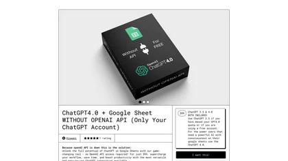 ChatGPT+ Google Sheet