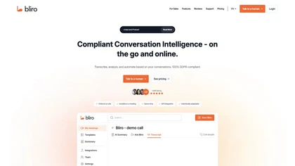 Bliro - AI Meeting Assistant