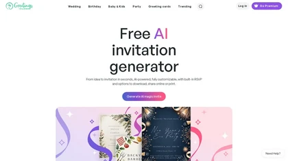 AI Invitation Generator - GreetingsIsland