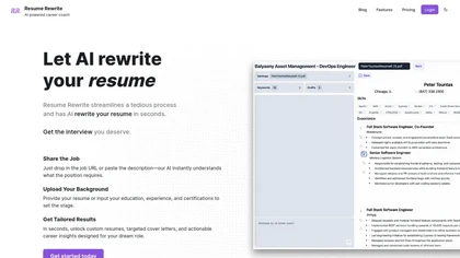 Resume Rewrite